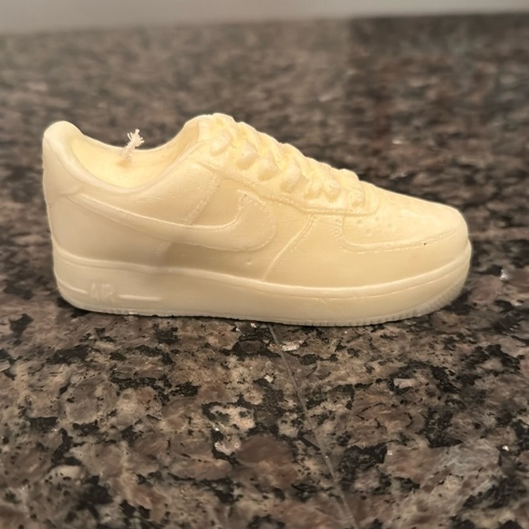 Nike Other - Nike Air Force 1 Sneaker Candle - Off-White Cream Creamy Wax Decor new